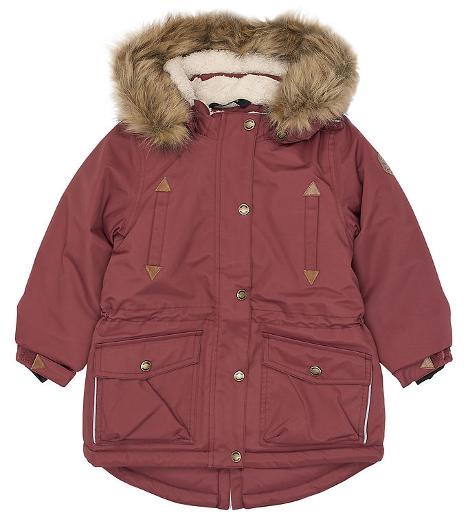 Mikk-Line Vinterjakke - Parka - Oxblood Red