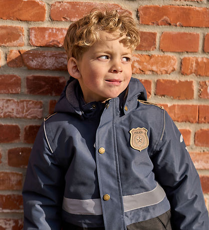 Mikk-Line Flyverdragt - Polyester - Police - Blue Nights