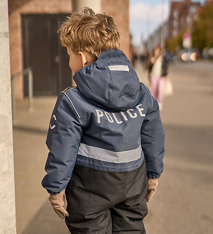 Mikk-Line Flyverdragt - Polyester - Police - Blue Nights