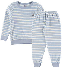 Petit Bateau Pajama Set - Polar/Milk