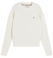 Tommy Hilfiger Bluse - Strik - Ivory Petal Yellow
