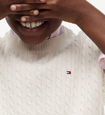 Tommy Hilfiger Bluse - Strik - Ivory Petal Yellow
