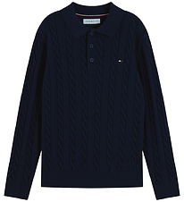 Tommy Hilfiger Polo - Strik - Dark Blue