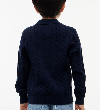 Tommy Hilfiger Polo - Strik - Dark Blue