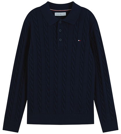 Tommy Hilfiger Polo - Strik - Dark Blue