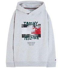 Tommy Hilfiger Hættetrøje - Grey Heather