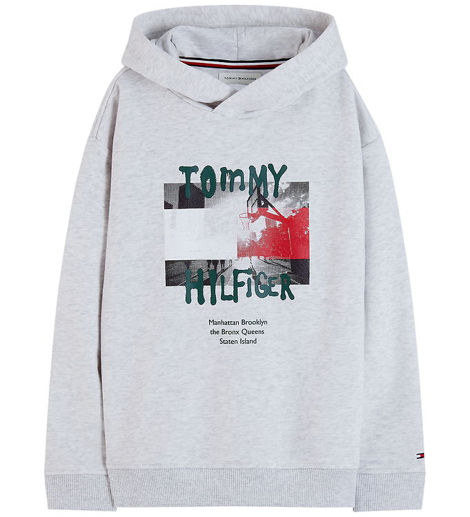 Tommy Hilfiger Hættetrøje - Grey Heather