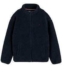 Tommy Hilfiger Fleecejakke - Dark Blue