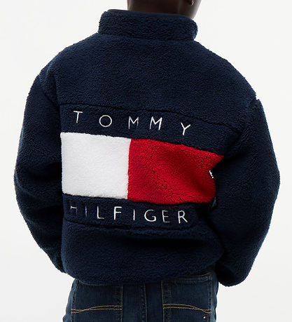 Tommy Hilfiger Fleecejakke - Dark Blue