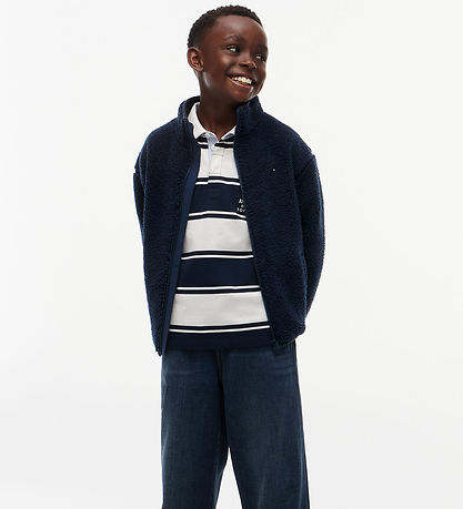 Tommy Hilfiger Fleecejakke - Dark Blue