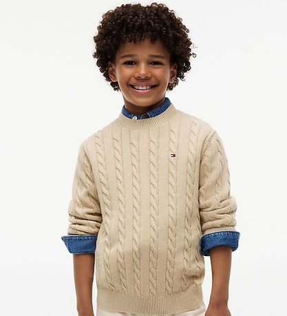 Tommy Hilfiger Bluse - Strik - Gentle Gold Beige