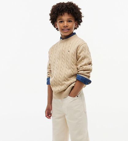 Tommy Hilfiger Bluse - Strik - Gentle Gold Beige