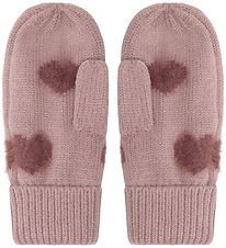 Minymo Luffer - Viskose - Strik - Fawn m. Hjerter