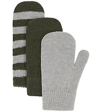 Minymo Mittens - Knitted 3-Pack - Beetle