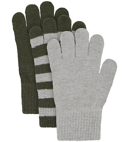 Minymo handsker - Strik - 3-pak - Beetle