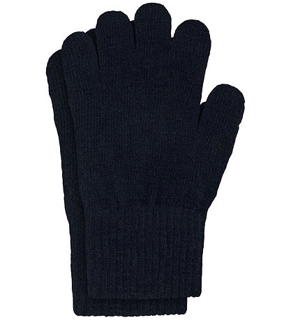 Minymo handsker - Strik - 3-pak - Dark Sapphire