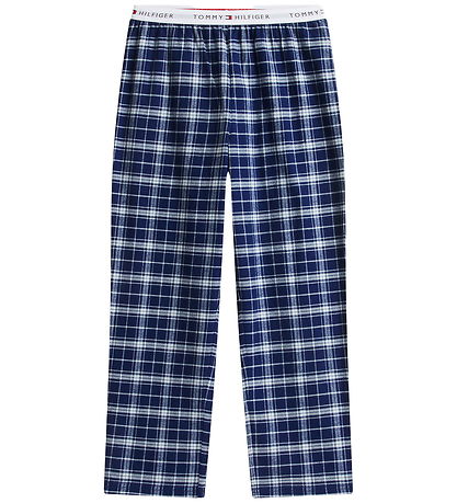Tommy Hilfiger Nattøj - Tonal Blue/Plaid Brown