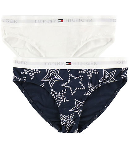 Tommy Hilfiger Trusser - 2-pak - Star/Hvid/Sort