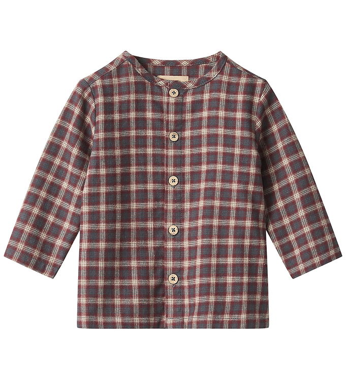 Wheat Skjorte - Shelby - Blue Holiday Check