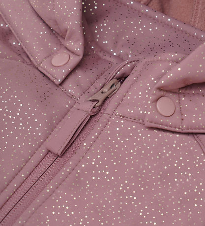 CeLaVi Softshelldragt - Burlwood m. Guldprikker