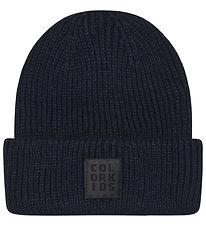 Color Kids Beanie - Wool - Total Eclipse
