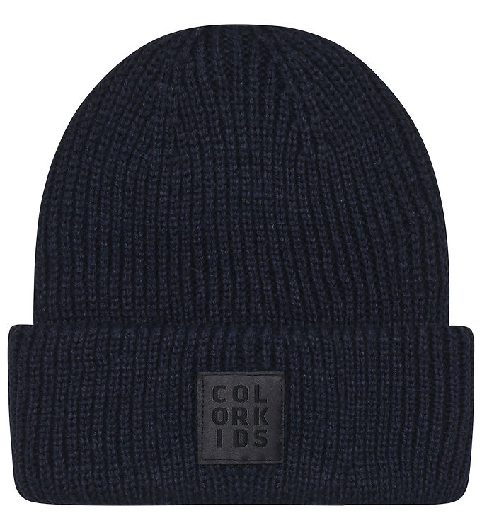Color Kids Hue - Uld/Akryl - Strik/Rib - Total Eclipse