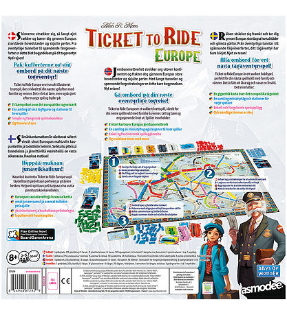 Asmodee Spil - Ticket To Ride Europe
