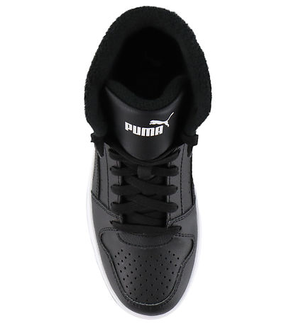 Puma Støvler - Rebound Slam Mid WTR Jr - Puma Black/Puma White