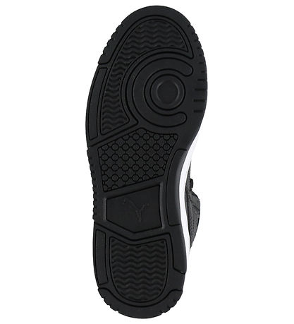 Puma Støvler - Rebound Slam Mid WTR Jr - Puma Black/Puma White