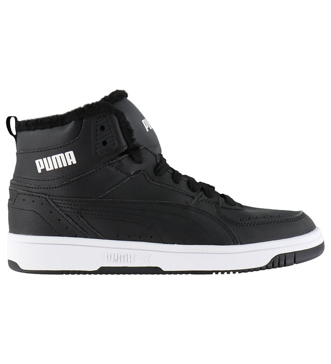 Puma Vinterstøvler - Rebound JOY Fur - Puma Black/Puma White