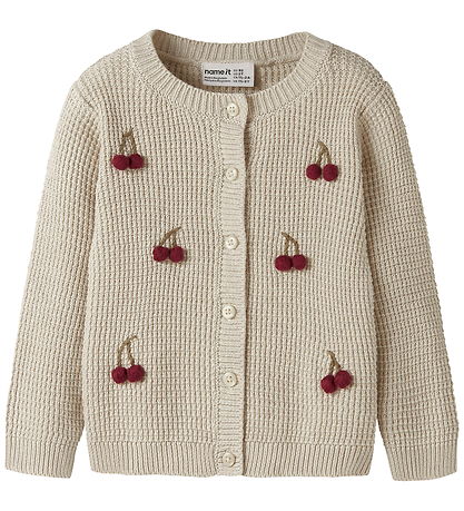 Name it Cardigan - Strik - NMFOSIE - Peyote Melange