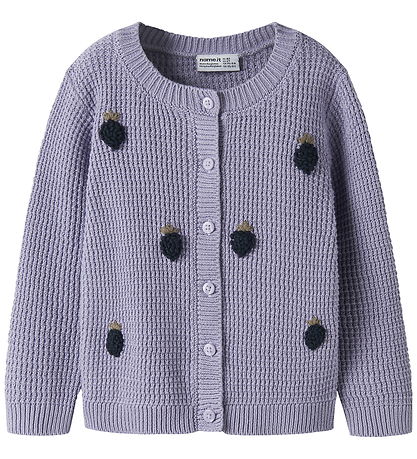 Name it Cardigan - Strik - NMFOSIE - Heirloom Lilac