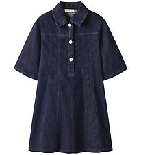 Name it Kjole -  NKFEMBER - Dark Blue Denim