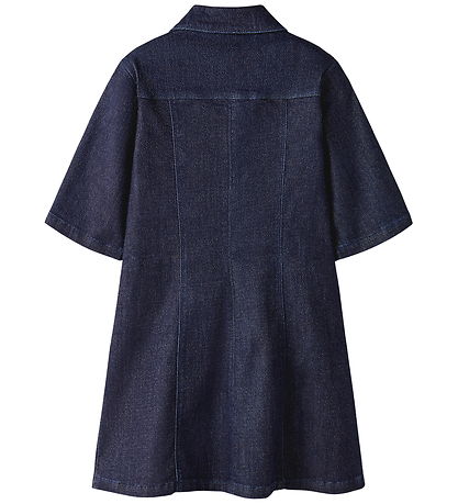 Name it Kjole -  NKFEMBER - Dark Blue Denim