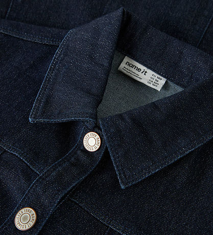 Name it Kjole -  NKFEMBER - Dark Blue Denim