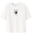 Name it T-shirt - NKFOLENA - Cloud Dancer