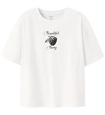 Name it T-shirt - NKFOLENA - Cloud Dancer