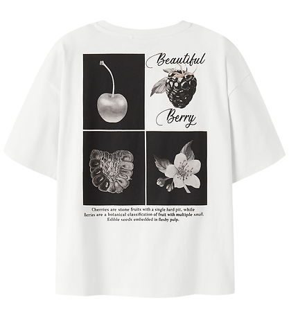 Name it T-shirt - NKFOLENA - Cloud Dancer