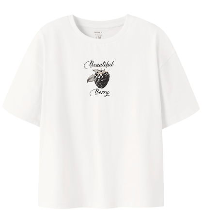 Name it T-shirt - NKFOLENA - Cloud Dancer