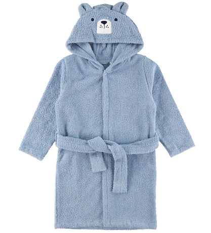 Pippi Baby Badekåbe - Dusty Blue