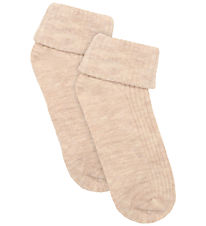 Minymo Strømper - Uld - 2-pak - Sheer Bliss Melange