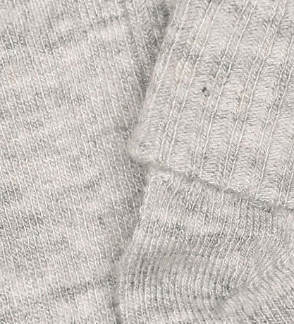 Minymo Strømper - Uld - 2-pak - Light Grey Melange