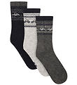 Minymo Strømper - Uld - 3-pak - Navy