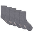 Minymo Ankle Socks - 5-Pack - Blue Gray