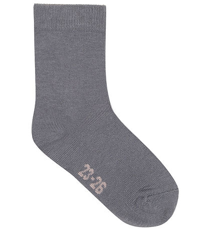 Minymo Ankle Socks - 5-Pack - Blue Gray