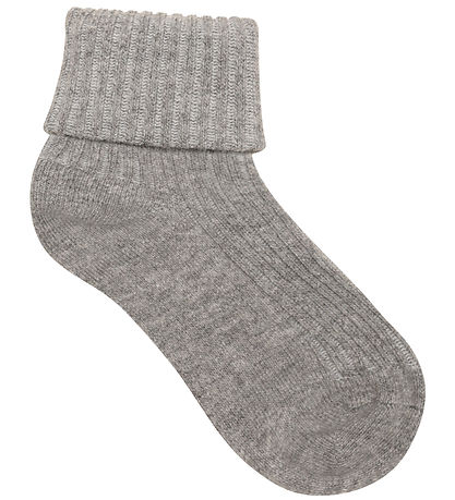 Minymo Strømper - Rib - 3-pak - Blau Gray
