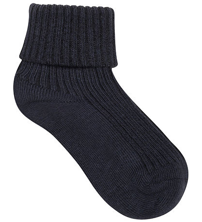 Minymo Strømper - Rib - 3-pak - Blau Gray