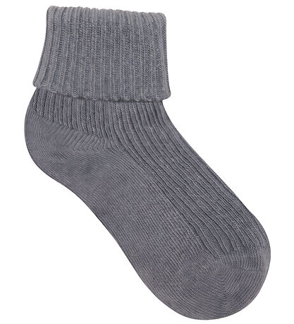 Minymo Strømper - Rib - 3-pak - Blau Gray