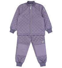 Mikk-Line Termotøj - Quiltet - Purple Sage