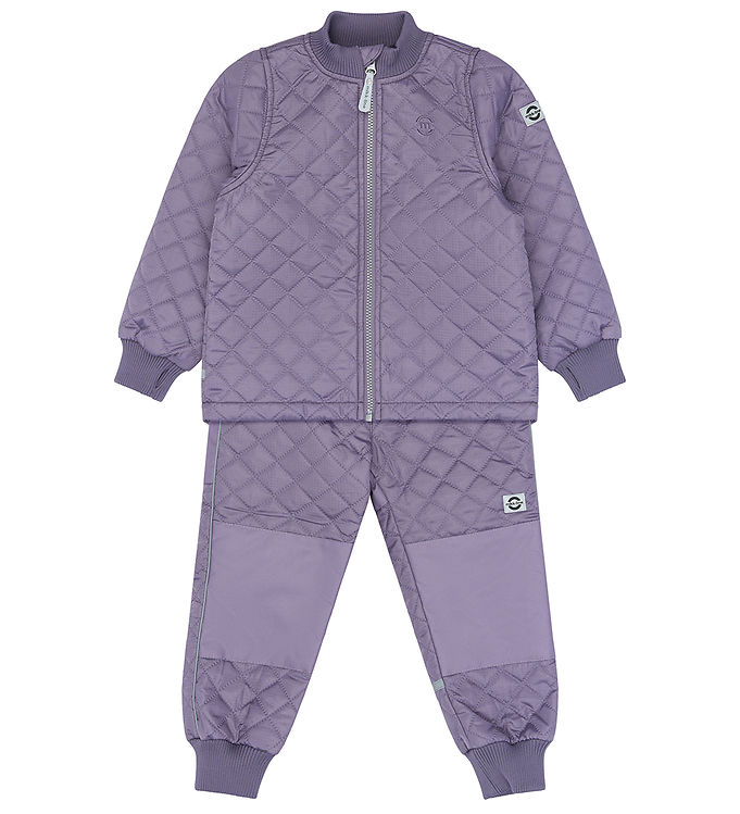 Mikk-Line Termotøj - Quiltet - Purple Sage